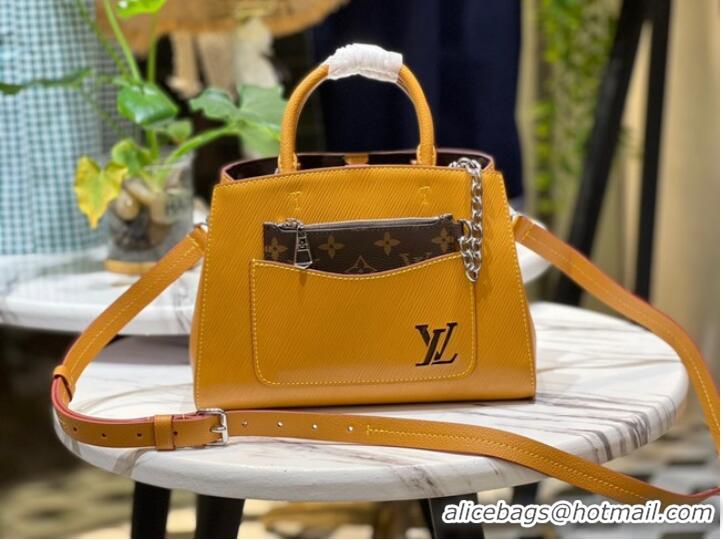 Super Quality Louis Vuitton MARELLE TOTE MM M59953 Gold Miel Brown