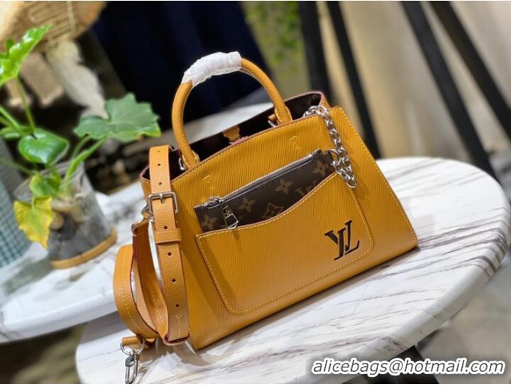 Super Quality Louis Vuitton MARELLE TOTE MM M59953 Gold Miel Brown