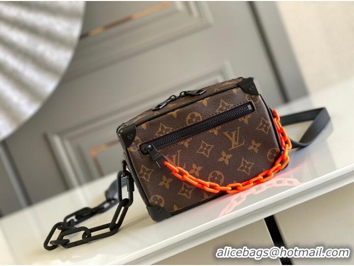 Classic Louis Vuitton Original Monogram Canvas Zipper Clutch bag M68906 black&brown