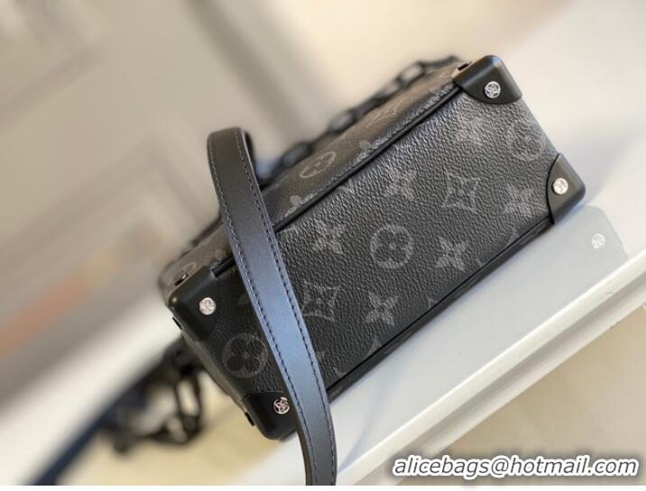 Cheapest Louis Vuitton Original Monogram Canvas Zipper Clutch bag M68906 black