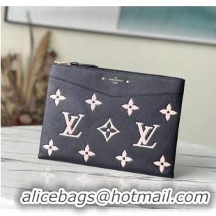 Super Quality Louis Vuitton DAILY POUCH M81292 Black & Beige