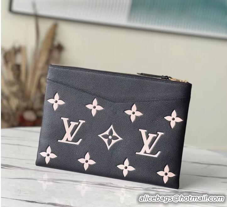 Super Quality Louis Vuitton DAILY POUCH M81292 Black & Beige