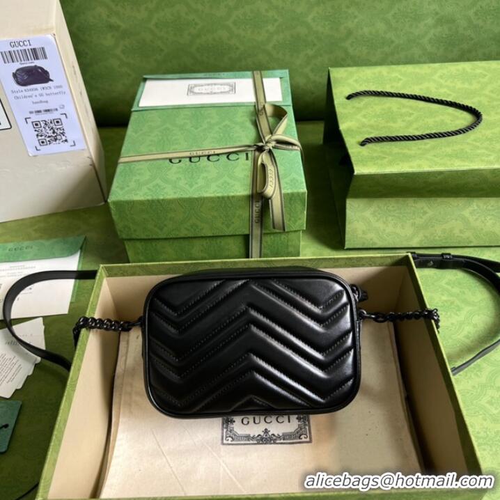 Super Quality Gucci GG Marmont mini shoulder bag 634936 black