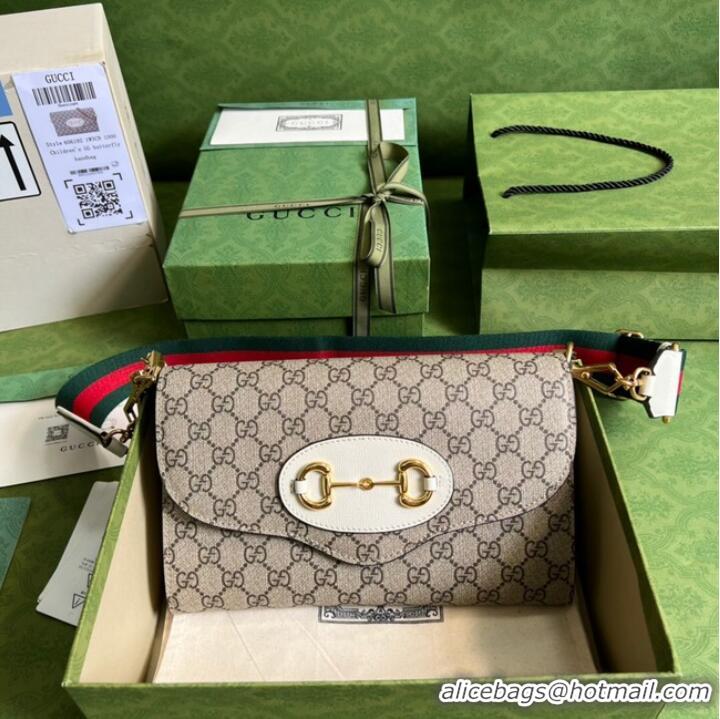 Reasonable Price Gucci Horsebit 1955 small bag 677286 White