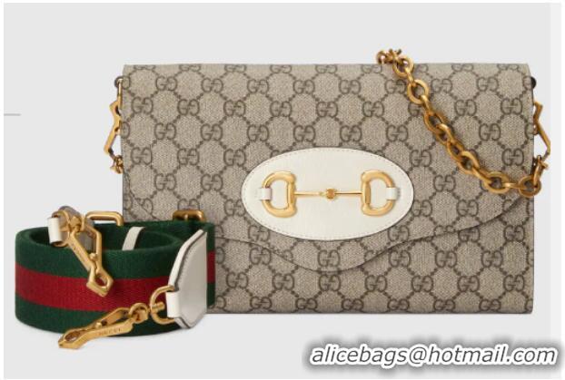 Reasonable Price Gucci Horsebit 1955 small bag 677286 White