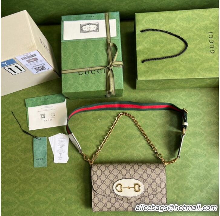 Reasonable Price Gucci Horsebit 1955 small bag 677286 White