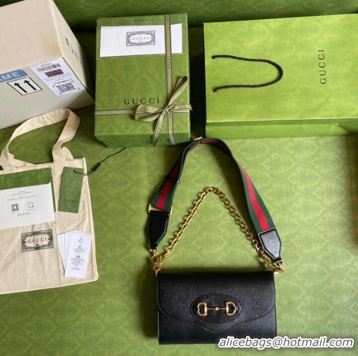 Traditional Specials Gucci Horsebit 1955 small bag 677286 black