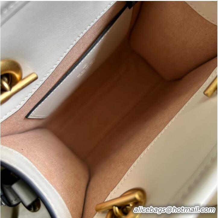 Top Quality Gucci GG Marmont matelassé mini bag 696123 White