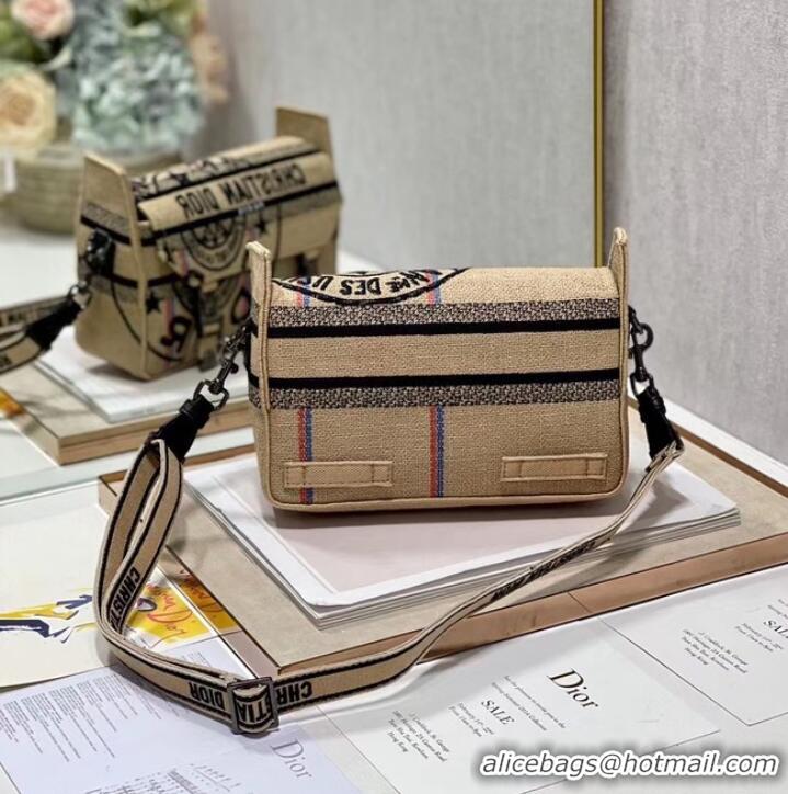 Top Quality DIOR BOBBY BAG Embroidery C0803 yellow