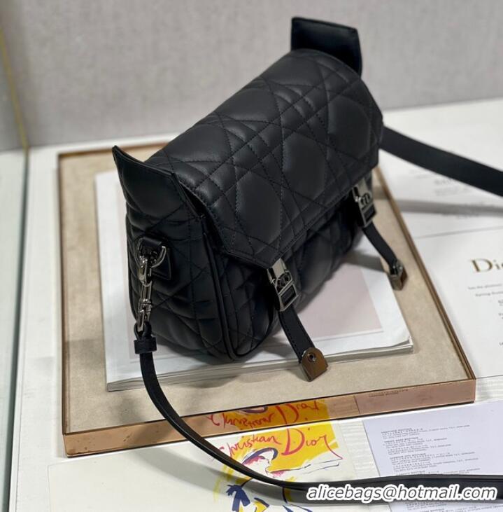 Buy Inexpensive DIOR BOBBY BAG leather 6619 black