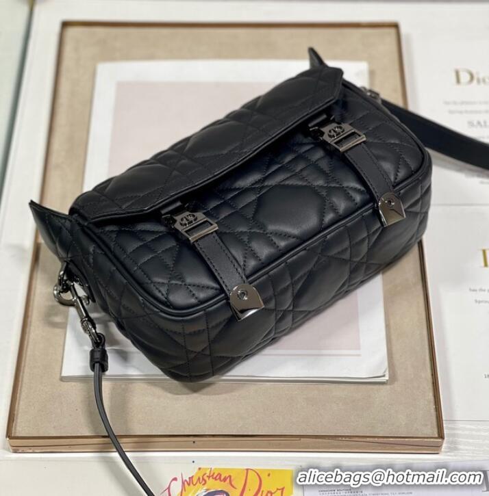 Buy Inexpensive DIOR BOBBY BAG leather 6619 black