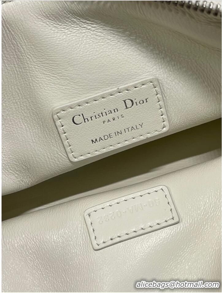 Popular Style DIOR BOBBY BAG leather S5554 white