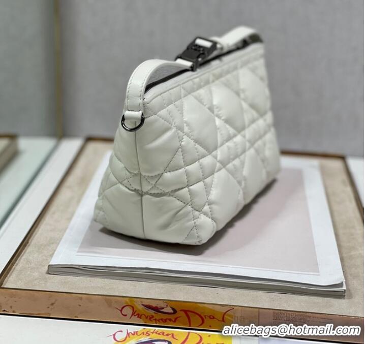 Popular Style DIOR BOBBY BAG leather S5554 white