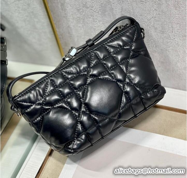 Buy Cheapest DIOR leather Shoulder Bags S5553 Black