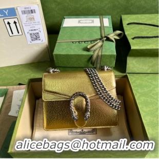 Super Quality Gucci Dionysus lame mini bag 421970 Gold