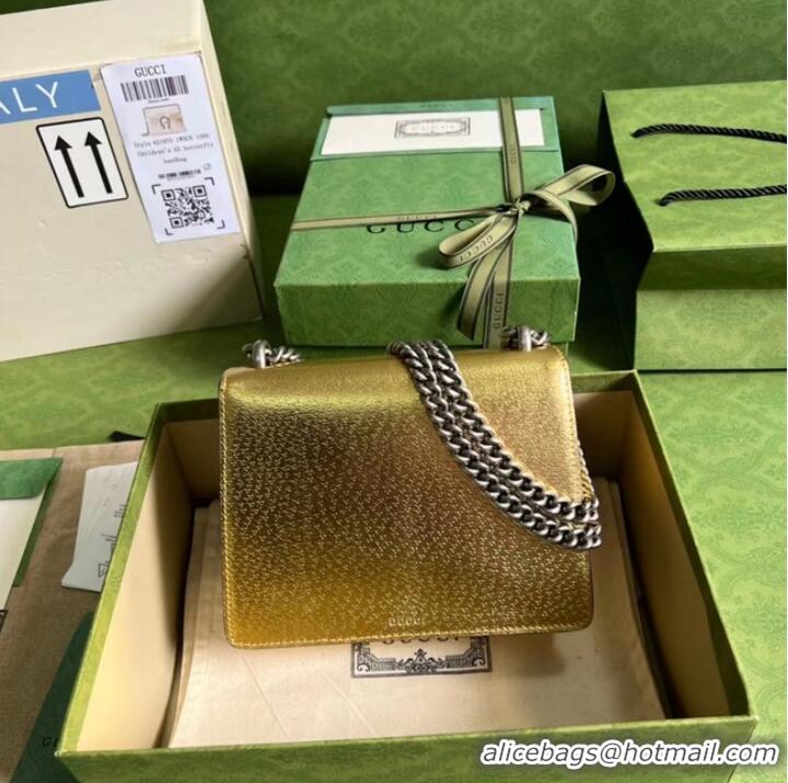 Super Quality Gucci Dionysus lame mini bag 421970 Gold