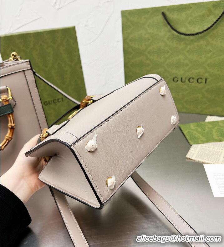 New Style Gucci Diana Bamboo Handle Tote Bag 655658 Offwhite