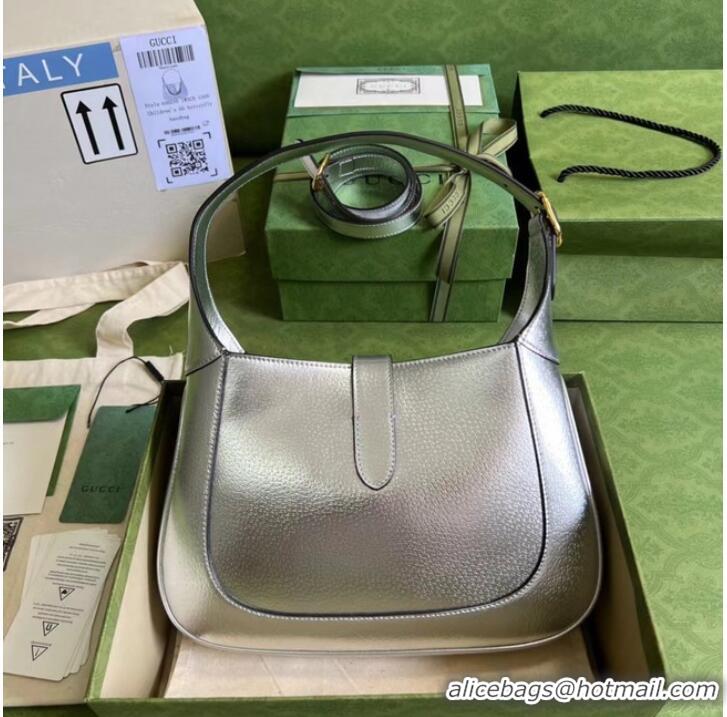 Top Quality Gucci Jackie 1961 lame mini bag 636709 Silver