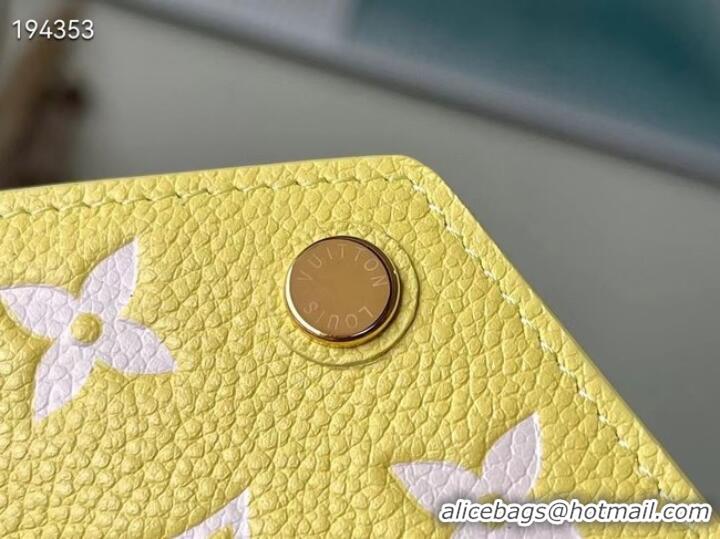 Reasonable Price Louis Vuitton VICTORINE WALLET M81428 Lemon Curd Yellow