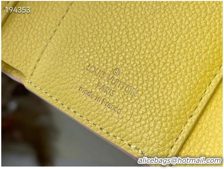 Reasonable Price Louis Vuitton VICTORINE WALLET M81428 Lemon Curd Yellow