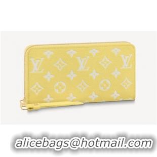 Top Quality Louis Vuitton ZIPPY WALLET M81427 Lemon Curd Yellow