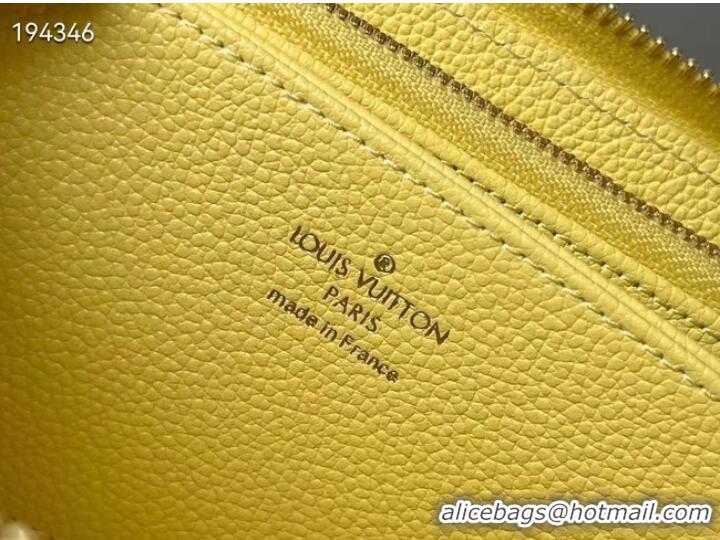 Top Quality Louis Vuitton ZIPPY WALLET M81427 Lemon Curd Yellow