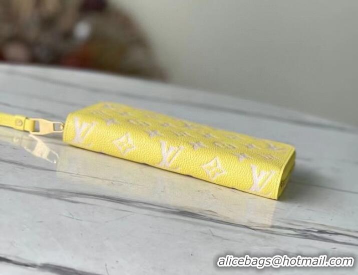 Top Quality Louis Vuitton ZIPPY WALLET M81427 Lemon Curd Yellow