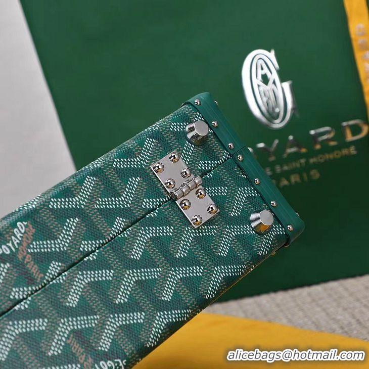 Shop Best Goyard Hotel Box Bag Clamecy Leather GY1409 Green