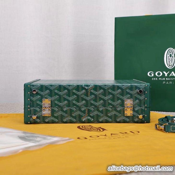 Shop Best Goyard Hotel Box Bag Clamecy Leather GY1409 Green