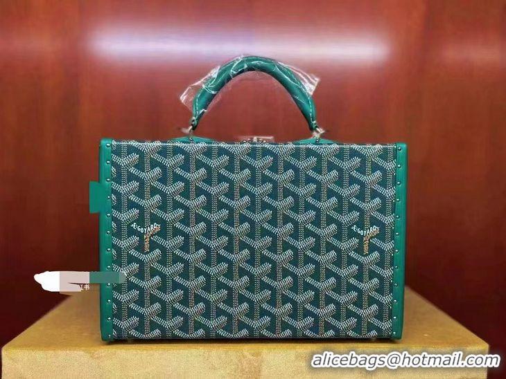 Shop Best Goyard Hotel Box Bag Clamecy Leather GY1409 Green