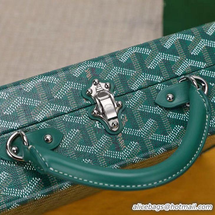 Shop Best Goyard Hotel Box Bag Clamecy Leather GY1409 Green