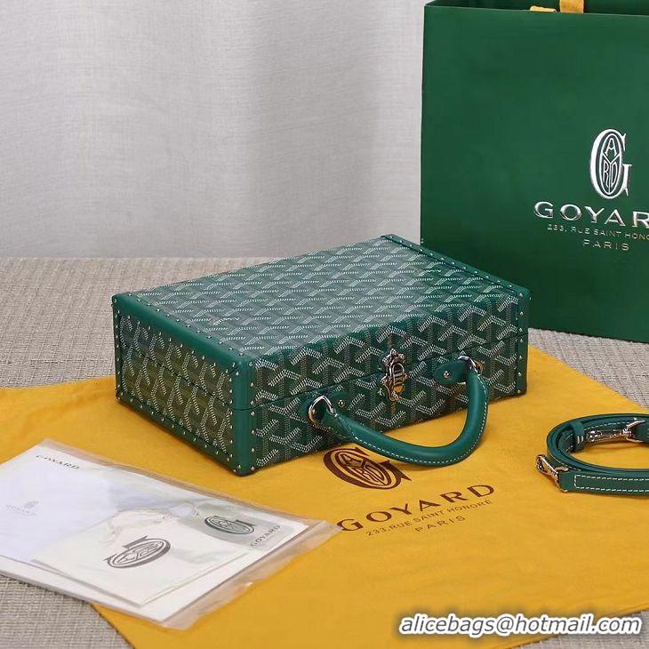 Shop Best Goyard Hotel Box Bag Clamecy Leather GY1409 Green