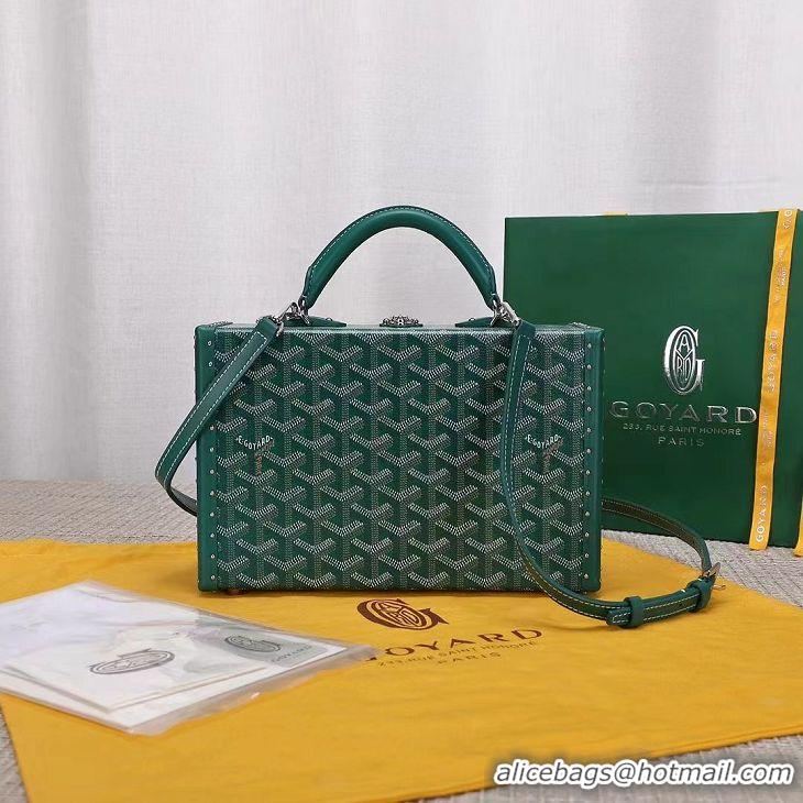 Shop Best Goyard Hotel Box Bag Clamecy Leather GY1409 Green