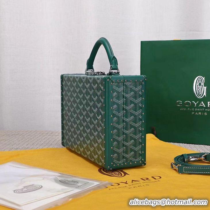 Shop Best Goyard Hotel Box Bag Clamecy Leather GY1409 Green