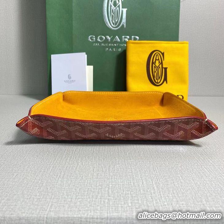 Famous Brand Goyard Orginal Fourre-Tout Tray 20cm GY1410 Red