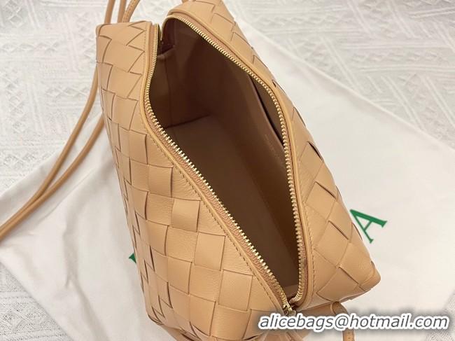 AAAAA Bottega Veneta Small intrecciato leather cross-body bag 680255 Almond