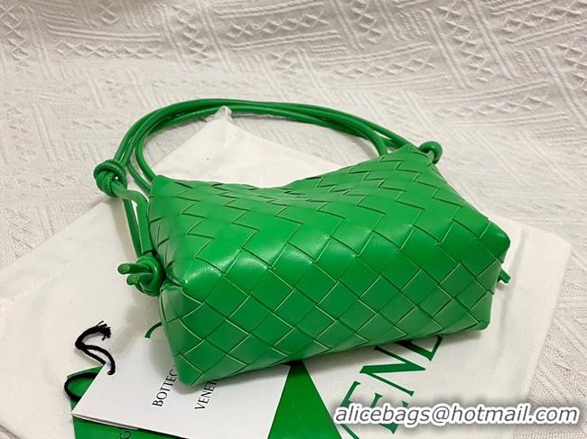 Most Popular Bottega Veneta Mini intrecciato leather cross-body bag 680254 Parakeet