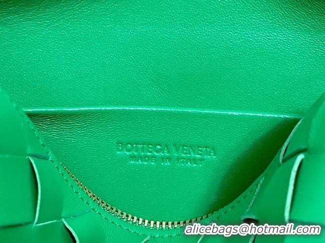 Most Popular Bottega Veneta Mini intrecciato leather cross-body bag 680254 Parakeet