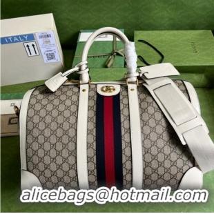 Reasonable Price Gucci Jumbo GG large duffle bag 696039 white