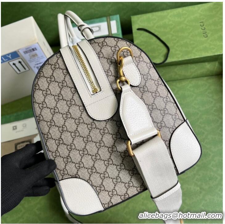 Reasonable Price Gucci Jumbo GG large duffle bag 696039 white