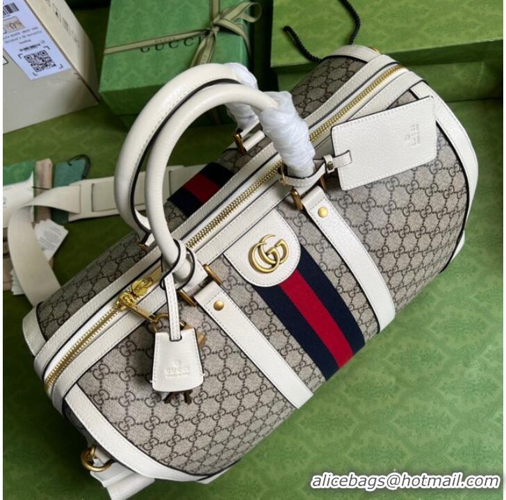 Reasonable Price Gucci Jumbo GG large duffle bag 696039 white