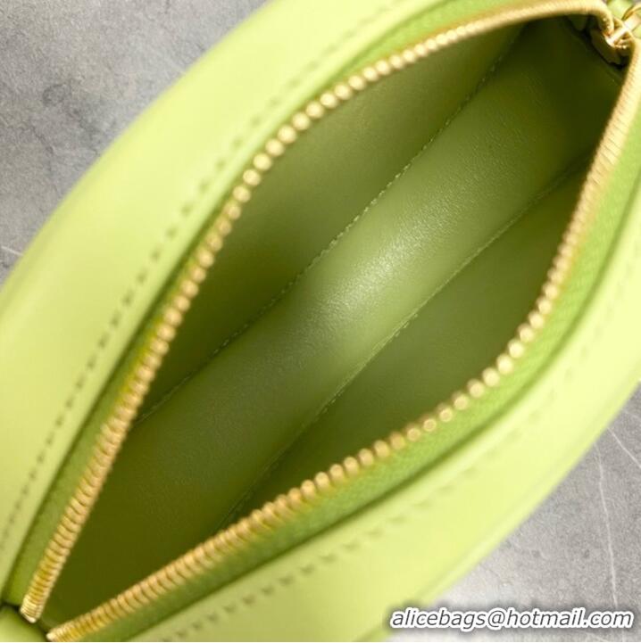 Affordable Price Celine OVAL BAG CUIR TRIOMPHE IN SMOOTH CALFSKIN 198603 green