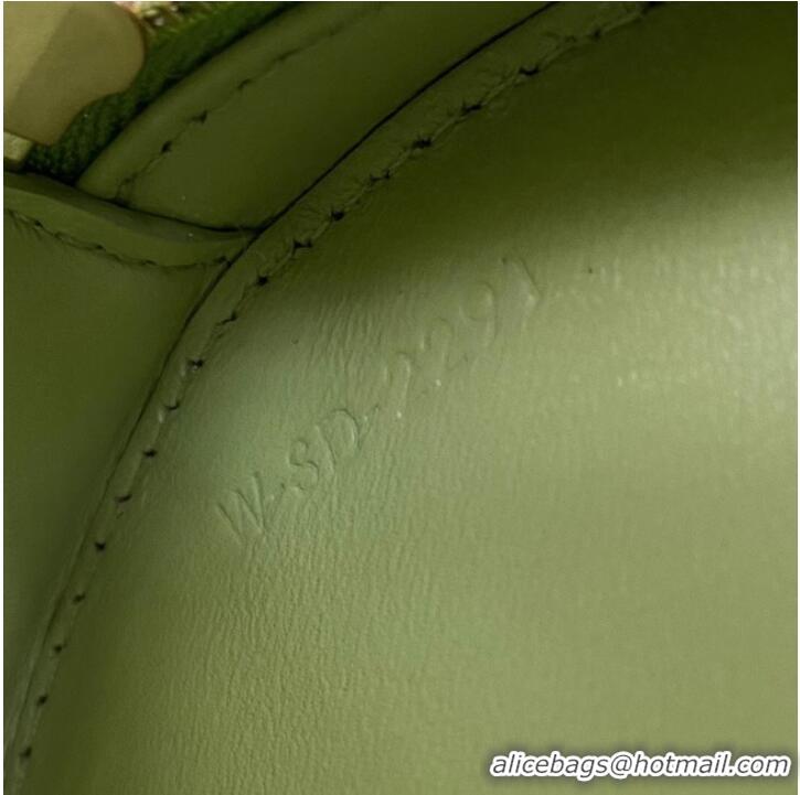 Affordable Price Celine OVAL BAG CUIR TRIOMPHE IN SMOOTH CALFSKIN 198603 green