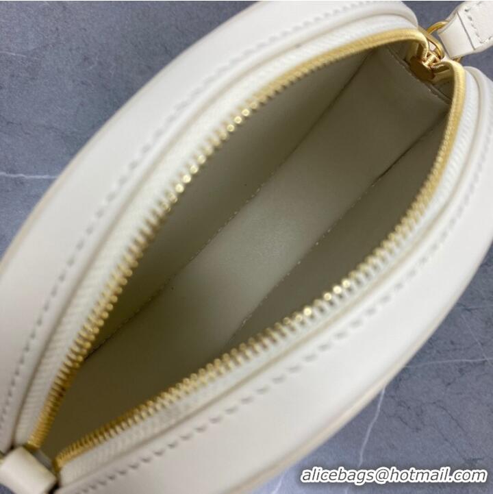 Grade Design Celine OVAL BAG CUIR TRIOMPHE IN SMOOTH CALFSKIN 198603 cream