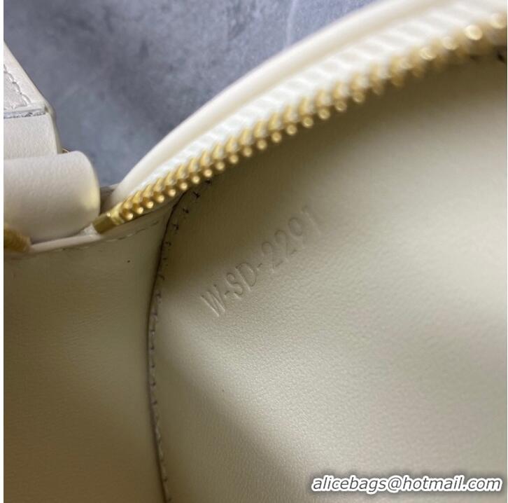 Grade Design Celine OVAL BAG CUIR TRIOMPHE IN SMOOTH CALFSKIN 198603 cream