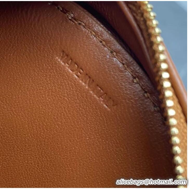 New Design Celine OVAL BAG CUIR TRIOMPHE IN SMOOTH CALFSKIN 198603 TAN