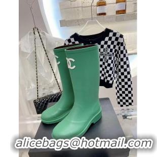 Grade Quality Chanel Top Quality High Boots G38431 Green 2022