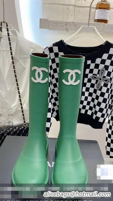 Grade Quality Chanel Top Quality High Boots G38431 Green 2022