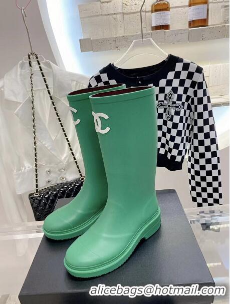 Grade Quality Chanel Top Quality High Boots G38431 Green 2022