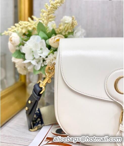 Top Grade Dior Large Bobby Calfskin Shoulder Bag C0319 White 2020